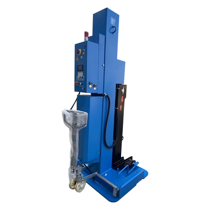 Hydraulic container lift jack for shipping containers