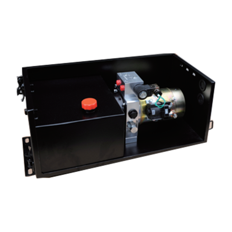 Compact custom hydraulic power unit for industrial equipment