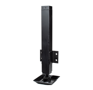 Hydraulic trailer jack for trailer lifting and support