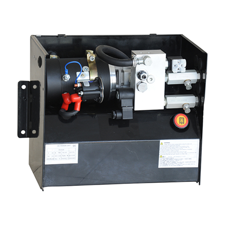 Compact custom hydraulic power unit for industrial equipment